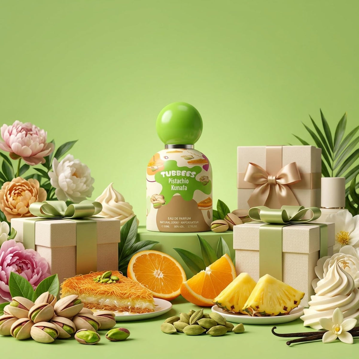 Grandeur Tubbees Pistachio Kunafa 50Ml Edp Spray - Infantil