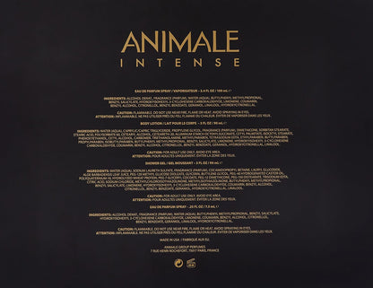 Set Animale Intense Dama Animale 4 Pz - Mujer