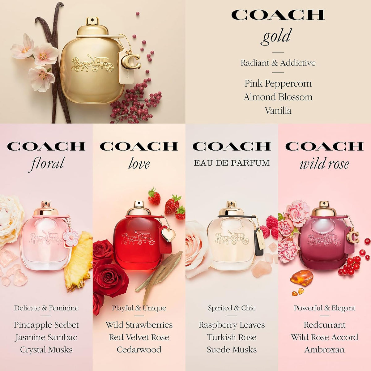 Coach Perfume Gold 90Ml para Mujer - Fragancia Elegante y Duradera - Spray de Alta Calidad