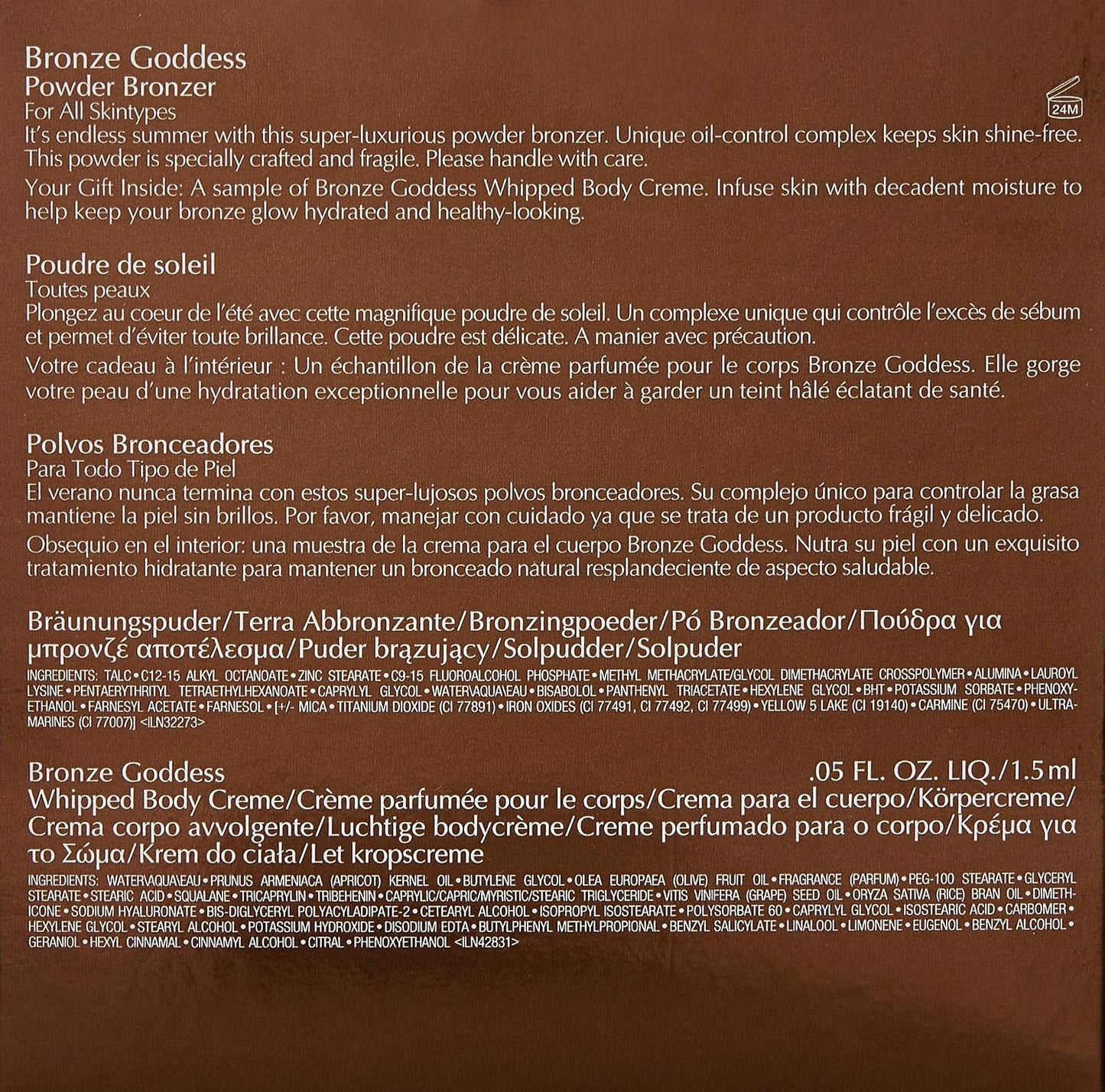 Polvo Bronceador Bronze Goddess Powder Bronzer -Light Medium 21G - Mujer