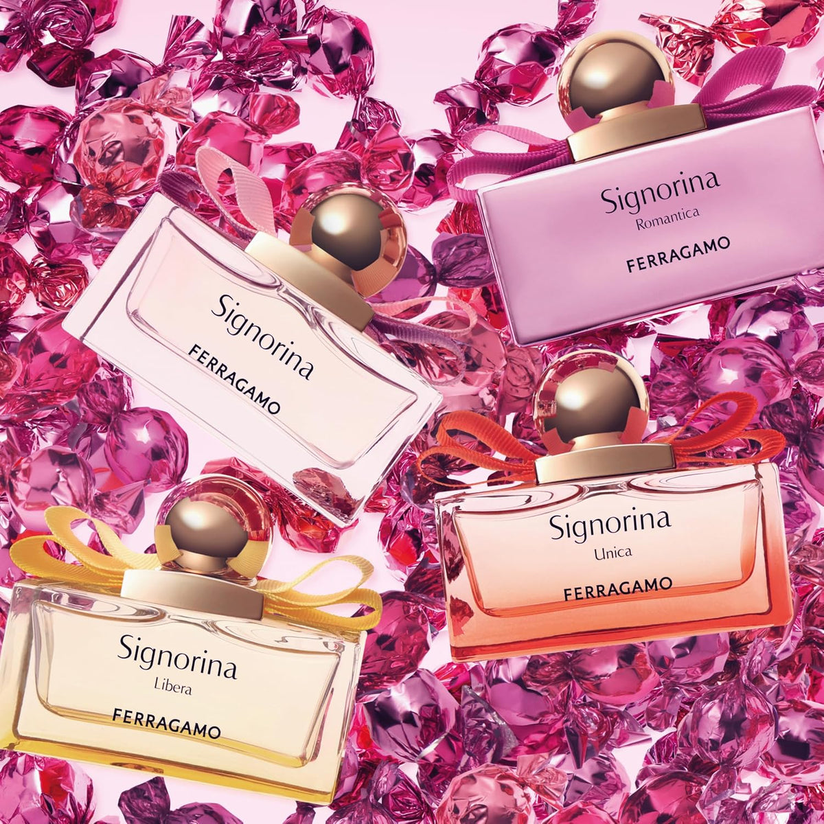 Set Ferragamo Signorina 3Pzs 100Ml Edp Spray/ Body Lotion 50Ml/ 15Ml Edp Spray - Mujer