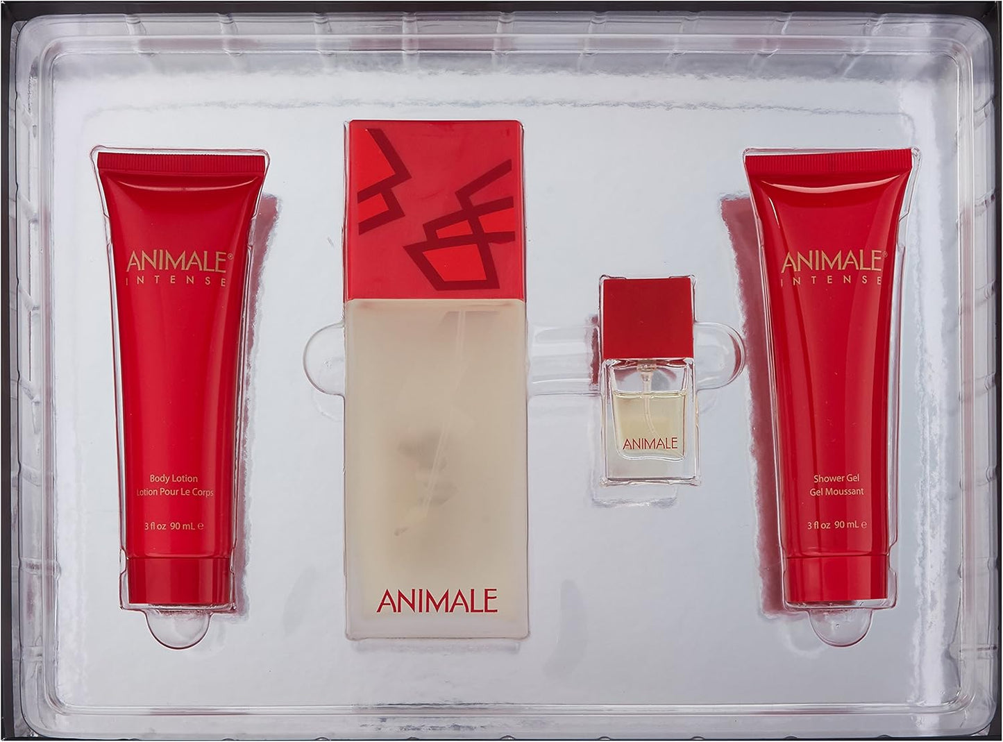 Set Animale Intense Dama Animale 4 Pz - Mujer