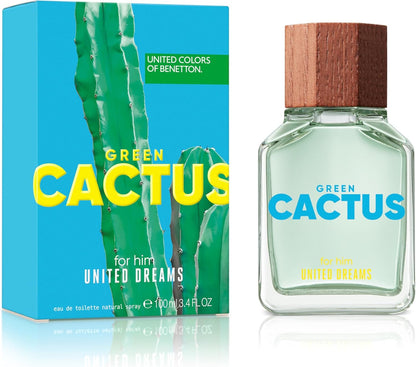 Benetton Benetton Green Cactus For Him 100Ml Edt Spray - Hombre