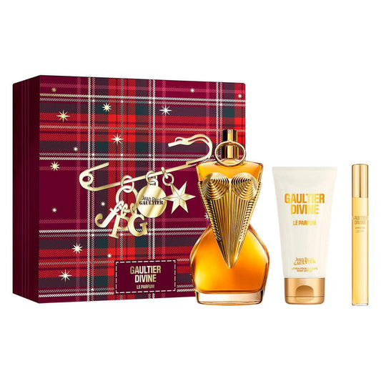 Set Jean Paul Gaultier Divine Le Parfum 3Pzs 100Ml Edp Spray/ Body Lotion 75Ml/ 10Ml Edp Spray - Mujer