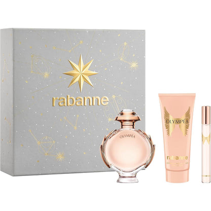Set Olympea 3Pzs 80Ml Edp Spray/ Body Lotion 100Ml/ 10Ml Edp Spray - Mujer