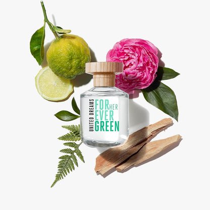 United Dreams Forever Green Benetton 80 ml Edt Spray - Mujer
