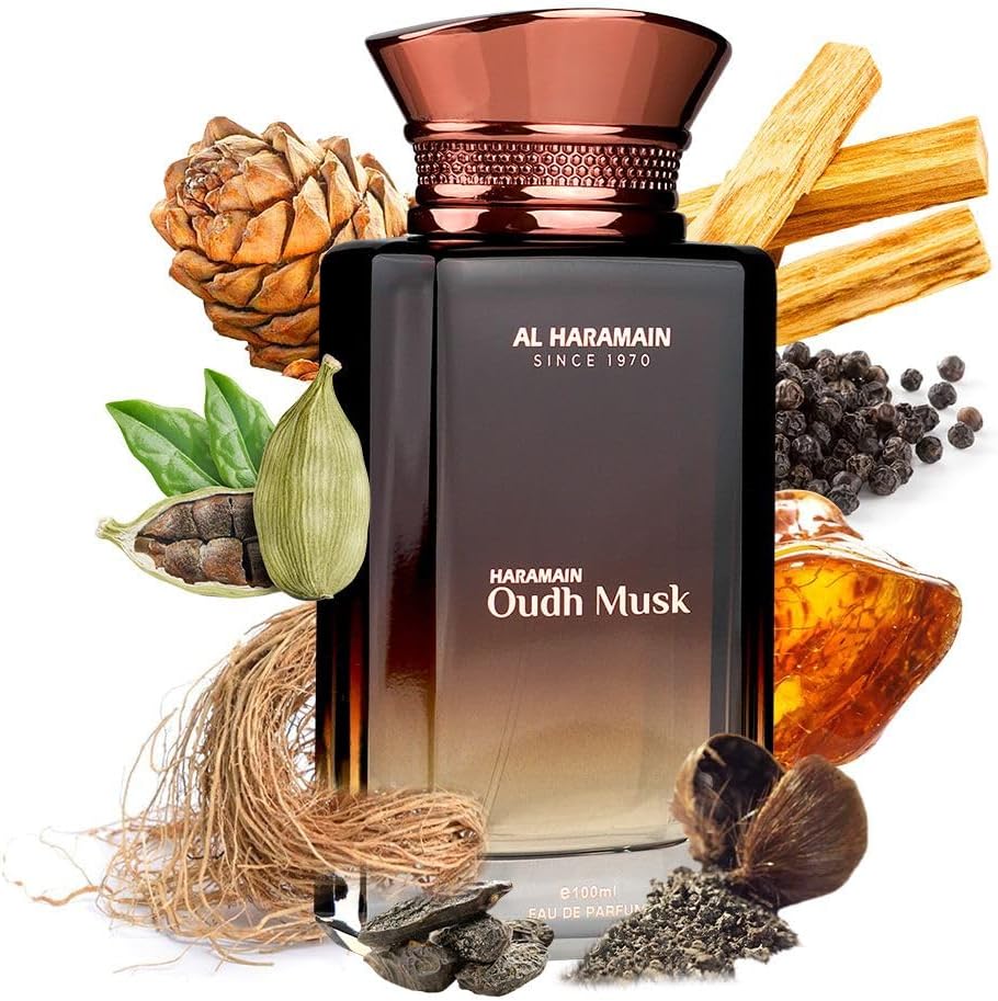 Al Haramain Oudh Musk 100Ml Edp Spray - Hombre