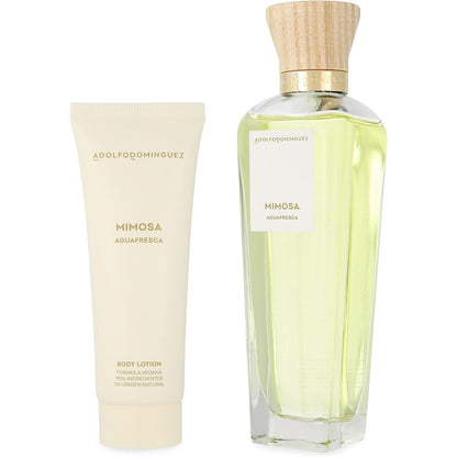 Set Adolfo Dominguez Agua Fresca Mimosa 2Pz 120Ml Edt Spray - Mujer
