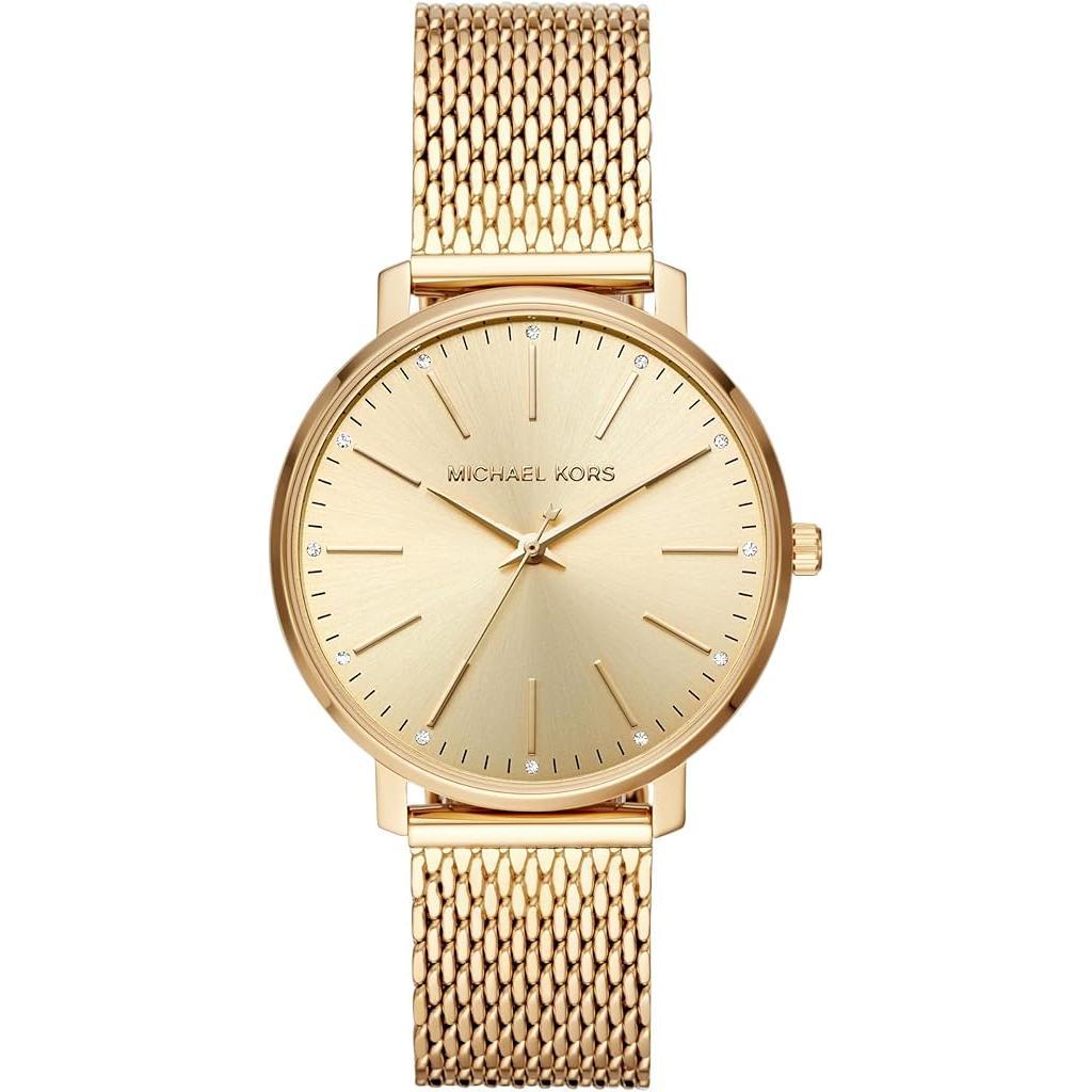 Michael Kors Reloj Mk4339 para Mujer con Correa de Metal Dorado y Diseño Elegante