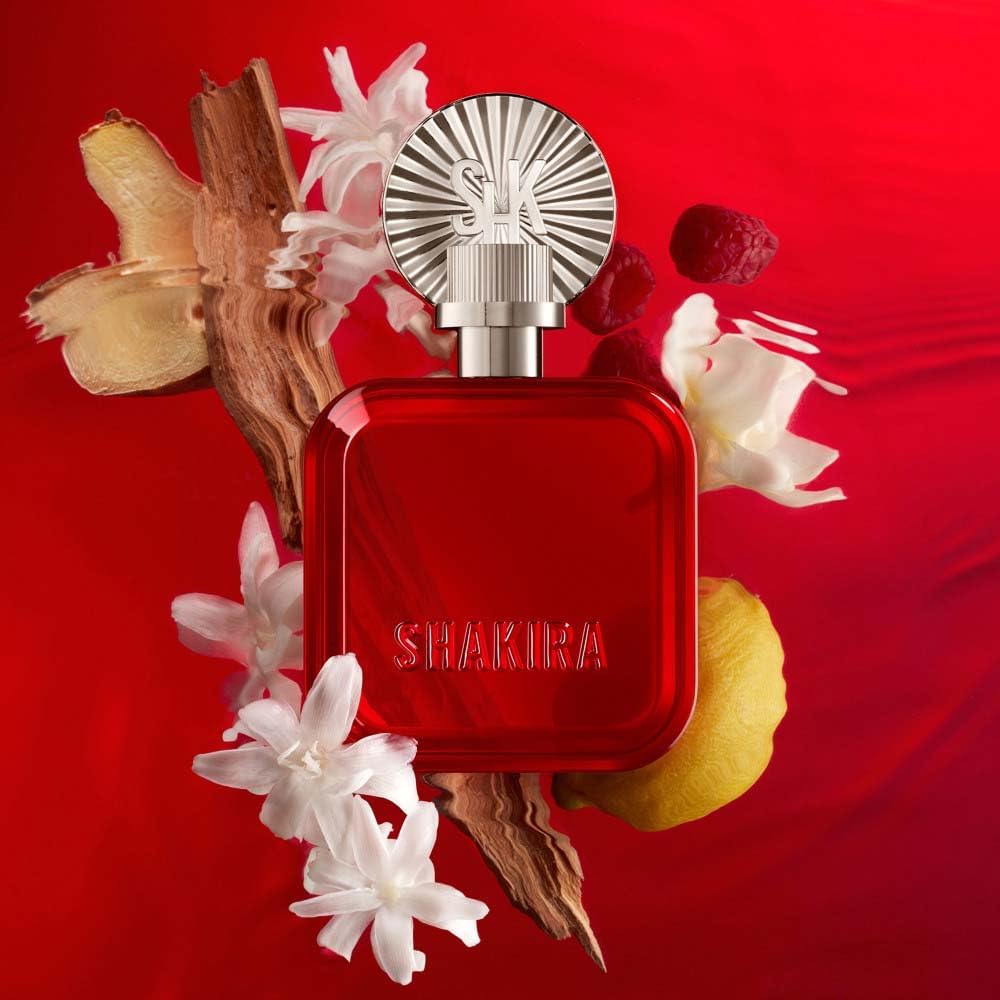 Shakira Set Rojo 2 pz - Mujer 80Ml Edp Spray y 150Ml Desodorante Spray para Mujer
