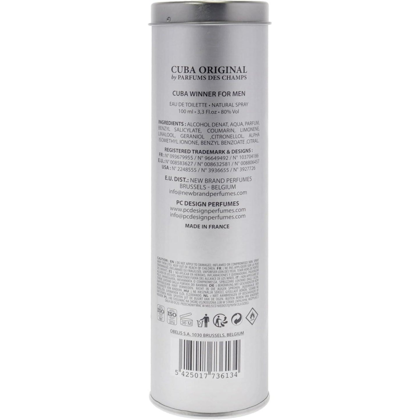 Cuba Winner Des Champs 100 ml Edt Spray - Hombre