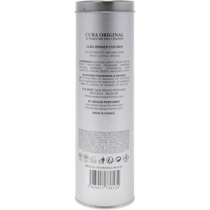 Cuba Winner Des Champs 100 ml Edt Spray - Hombre