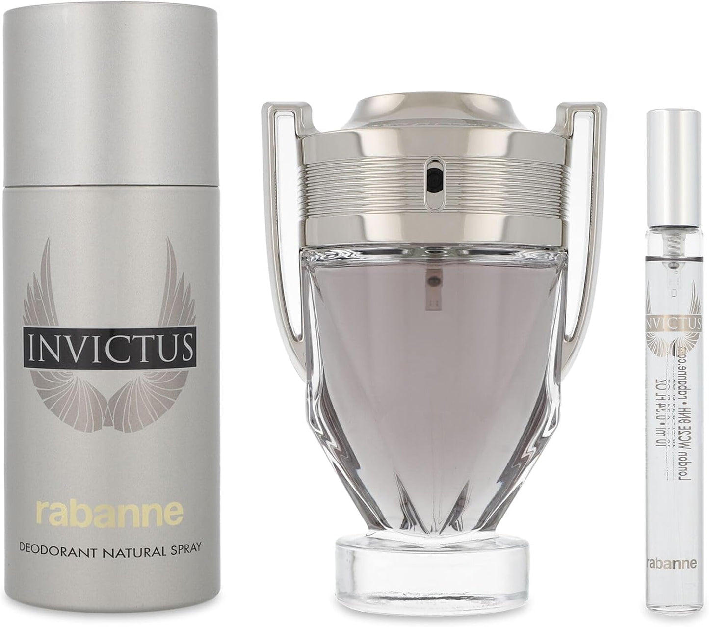 Set Invictus 3Pzs 100Ml Edt Spray/ Desodorante 150Ml Spray/ 10Ml Edt Spray - Hombre