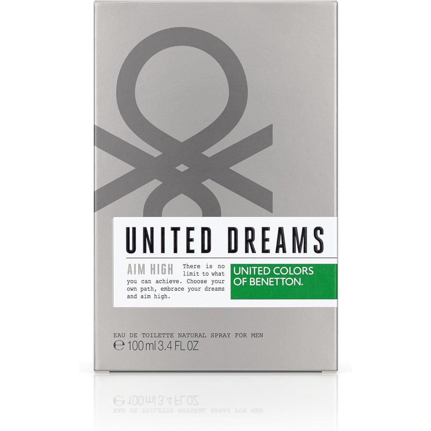 United Dreams Aim High Benetton 100 ml Edt Spray - Hombre