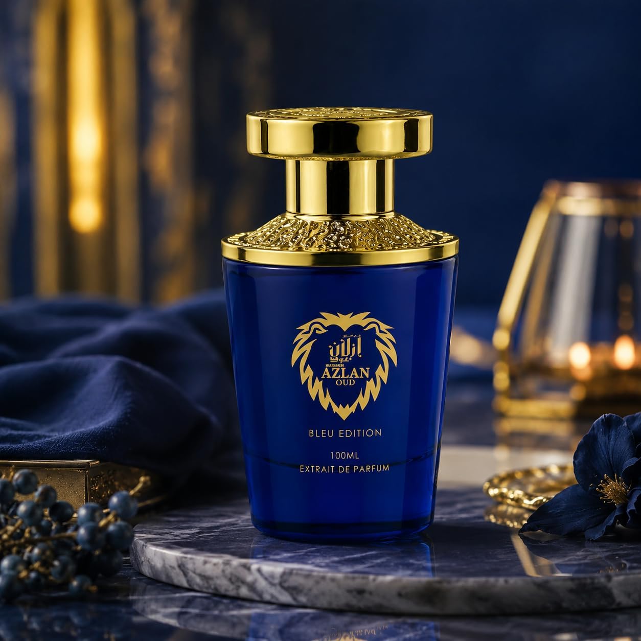 Al Haramain Azlan Oud Bleu 100Ml Extracto De Perfume Spray - Hombre