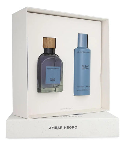 Set Adolfo Dominguez Ambar Negro 2Pz 120Ml Edp Spray - Hombre