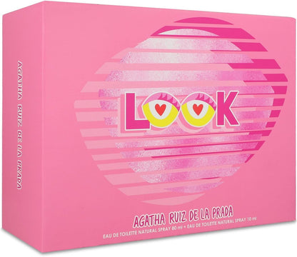Set Agatha Look 2Pzs 80Ml Edt Spray/ De Beso En Beso 10Ml Edt Spray - Mujer