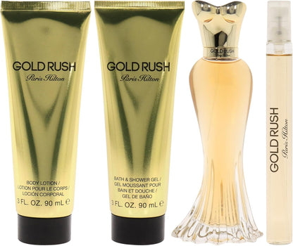 Set Gold Rush Paris Hilton 4 Pz 100Ml Edp Spray - Mujer