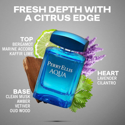 Perry Ellis Aqua Caballero Perry Ellis 100 ml Edt Spray - Hombre