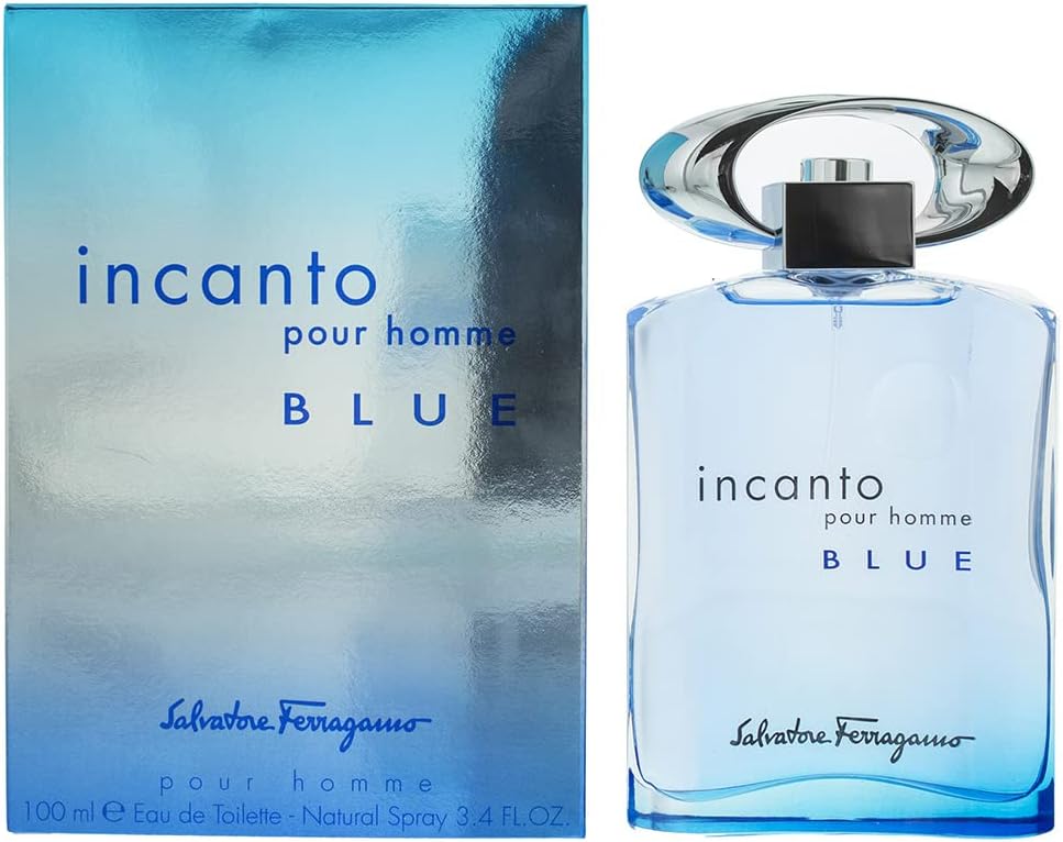 Ferragamo Incanto Pour Homme Blue Salvatore 100 ml Edt Spray - Hombre