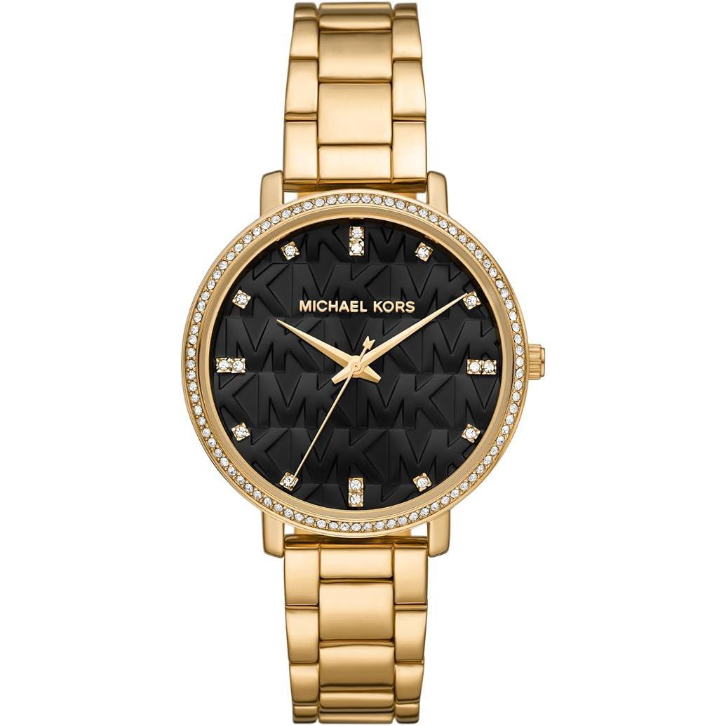 Michael Kors Reloj Mk4593 para Mujer con Diseño Elegante y Detalles Brillantes en el Borde del Dial