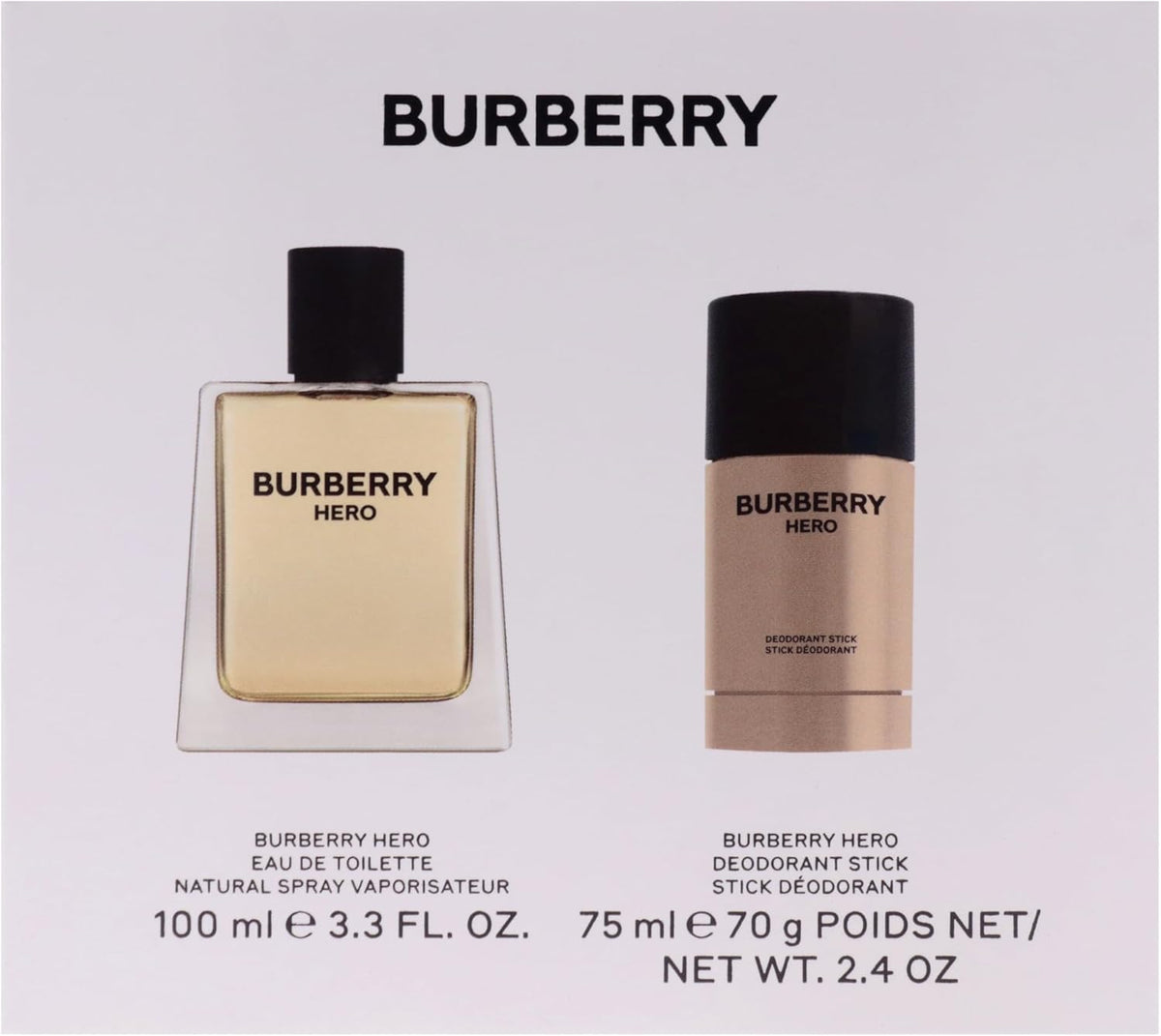 Set Burberry Hero Edt Burberry 2 pz - Hombre