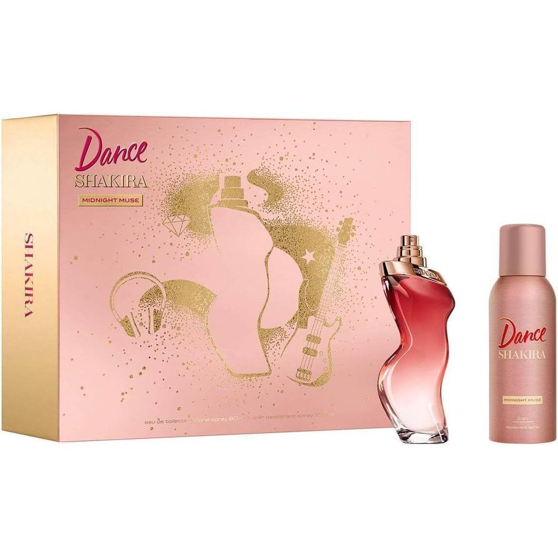 Shakira Set Shakira Midnight Muse 2Pzs 80Ml Edt Spray/ Desodorante 150Ml Spray - Mujer