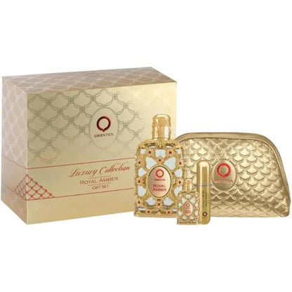 Set Orientica Luxury Collection Royal Amber 4Pz 80Ml Edp - Unisex