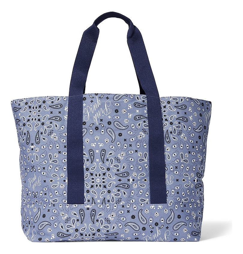 Bolso Victoria´s Secret Pink Azul Claro Paisley