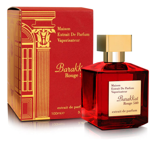 Barakkat Rouge 540 Unisex Fragrance World 100 ml Extrait de Parfum Spray