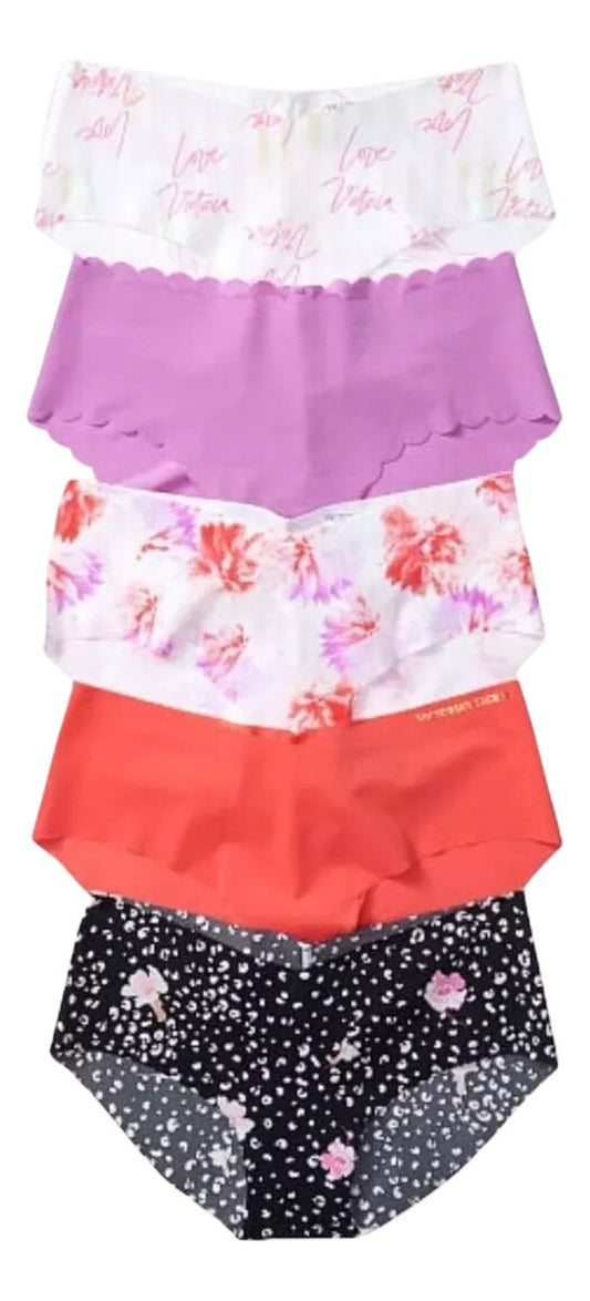 5 Pz Panties Hiphugger Algodón Victoria Secret - Talla S - Mujer