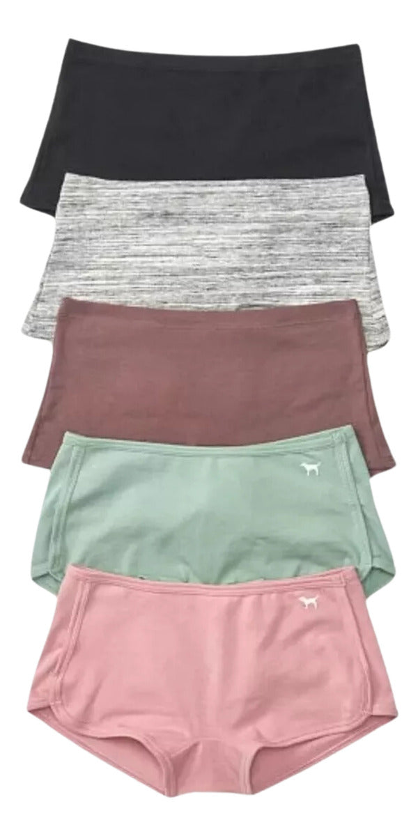3 Pz Panties Boyshort Victoria Secret - Talla L