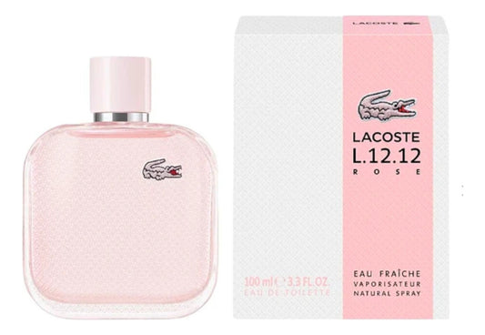 Eau De Lacoste L.12.12 Rose Eau Fraiche Dama Lacoste 100 ml Edt Spray - Mujer