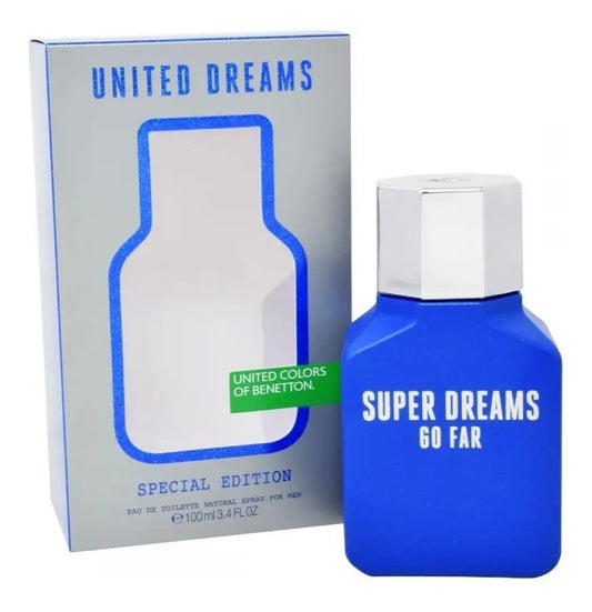 Benetton Super Dreams Go Far 100 Ml Edt Spray - Hombre