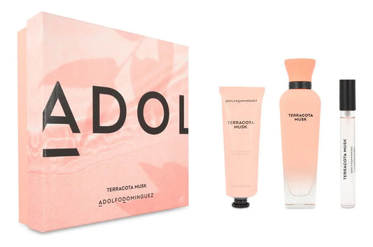 Set Adolfo Dominguez Terracota Musk 3Pz - Mujer
