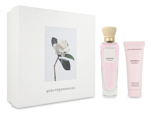 Set Adolfo Dominguez Gardenia 2Pz 120Ml Edt Spray - Mujer