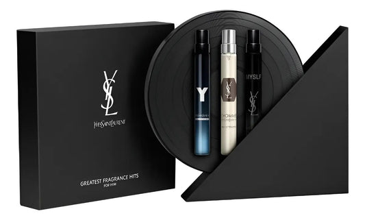 Yves Saint Laurent Set Mini Ysl 3Pzs Y 10Ml Edp Spray/ L'Homme 10Ml Edt Spray/ Myslf 10Ml Edp Spray - Hombre
