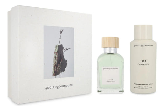 Set Adolfo Dominguez Agua Fresca 2Pz 120Ml Edt Spray - Hombre