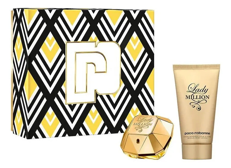 Set Lady Million 2Pzs 80Ml Edp Spray / Body Lotion 100Ml - Mujer