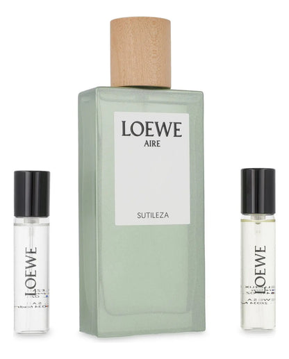 Set Loewe Aire Sutileza 3Pzs 100Ml Edt Spray/ 10Ml Edt Spray/ Solo Ella Elixir 10Ml Edp Spray - Mujer