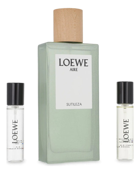 Set Loewe Aire Sutileza 3Pzs 100Ml Edt Spray/ 10Ml Edt Spray/ Solo Ella Elixir 10Ml Edp Spray - Mujer