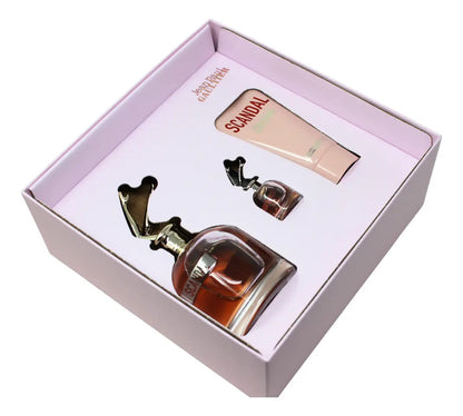 Set Jean Paul Gaultier Scandal 3Pzs 80Ml Edp Spray/ Body Lotion 75Ml/ 6Ml Edp - Mujer