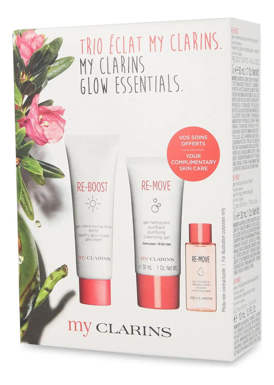 Set De Tratamiento My Clarins Glow Essentiels - 3Pzas - Mujer