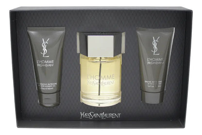 Set L Homme Caballero Yves Saint Laurent 3 Pz (100 ml + 50 ml After + 50 ml Gel) - Hombre