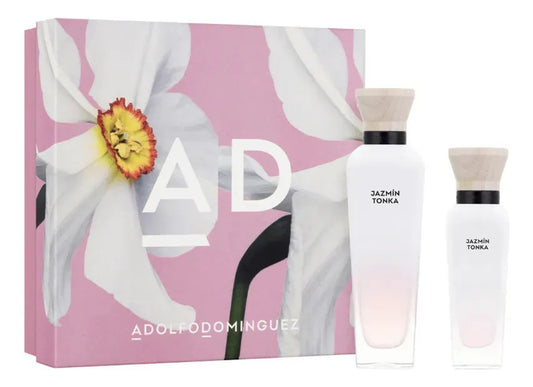 Set Adolfo Dominguez Jazmin Tonka 2Pzs 120Ml Edp Spray/ 60Ml Edp Spray - Mujer