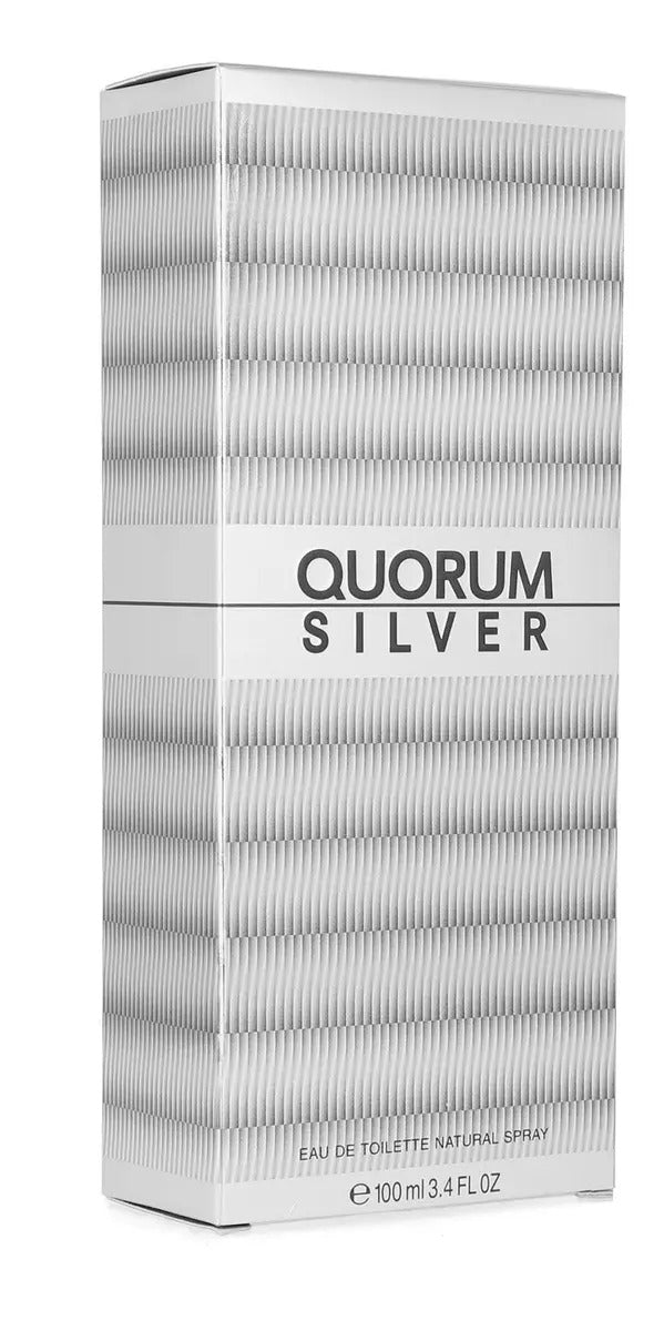 Quorum Silver Caballero Antonio Puig 100 ml Edt Spray - Hombre