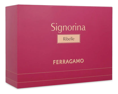 Ferragamo Set Ferragamo Signorina Ribelle 3Pzs 100Ml Edp Spray/ Body Lotion 50Ml/ 15Ml Edp Spray - Mujer