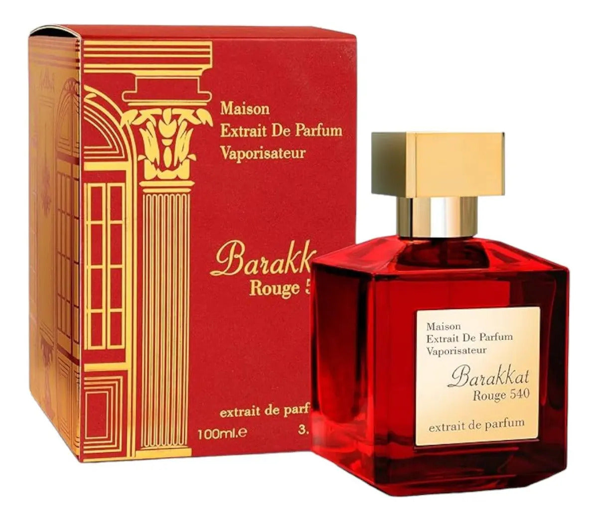 Barakkat Rouge 540 Unisex Fragrance World 100 ml Extrait de Parfum Spray