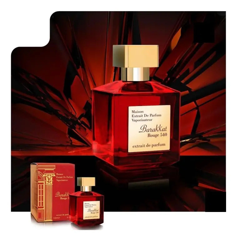 Barakkat Rouge 540 Unisex Fragrance World 100 ml Extrait de Parfum Spray