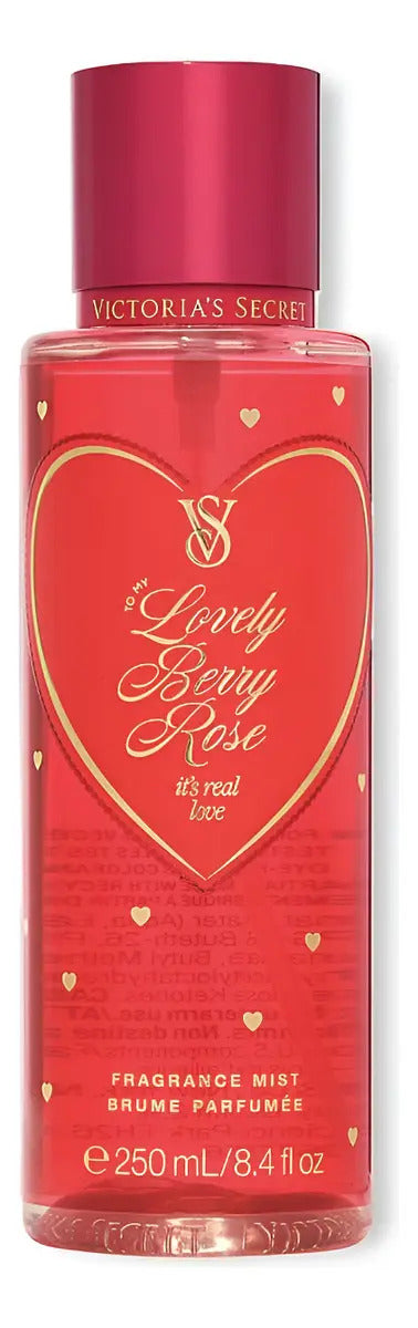 Lovely Berry Rose Fragance Mist Victoria Secret 250 ml Spray - Mujer
